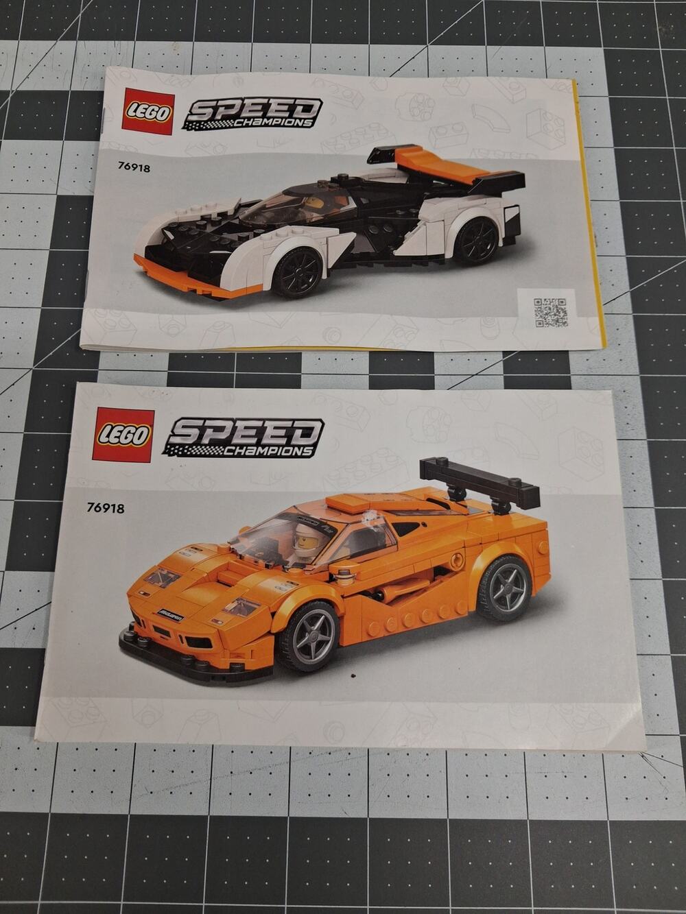 Lego Speed Champions McLaren Solus GT McLaren F1 LM Instructions Manual